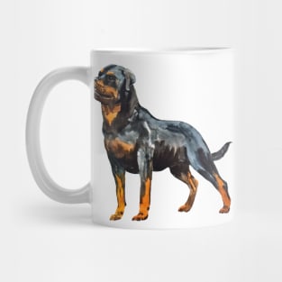 rottweiler portrait Mug